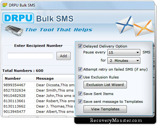 Mobile Bulk Messaging Software