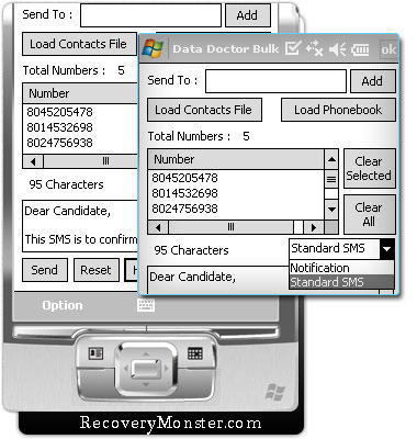 Pocket PC Bulk Messaging