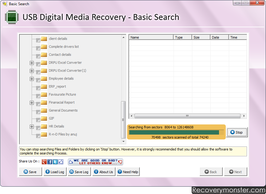 USB Digital Media Data Recovery Software USB Digital Media Data Recovery Software