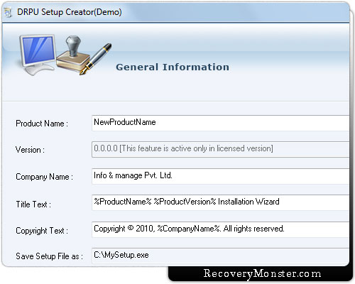 Setup Install Maker Screenshot