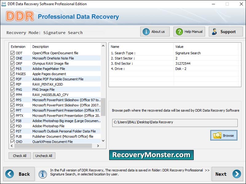 Screenshot of Best Data Recovery Software 5.8.4.1