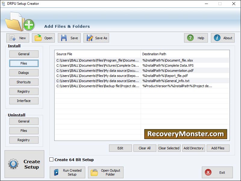 Setup Installation Program 4.6.0.1 screenshot