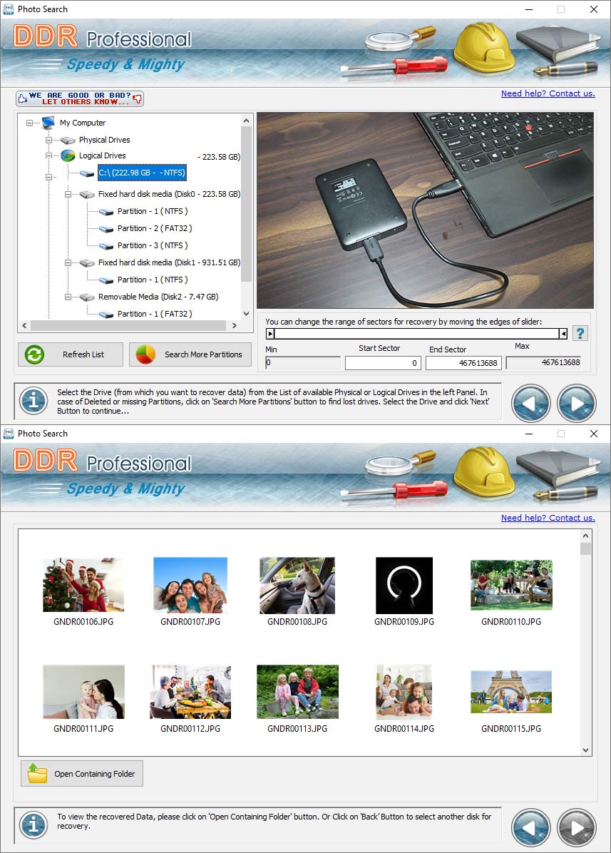 Professional File Recovery 5.8.4.1 screenshot