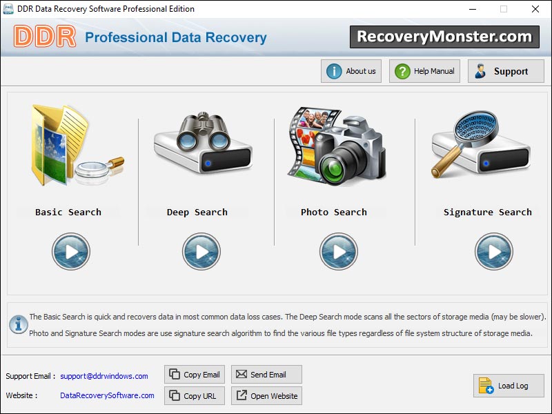 Screenshot of Data Recovery Professional