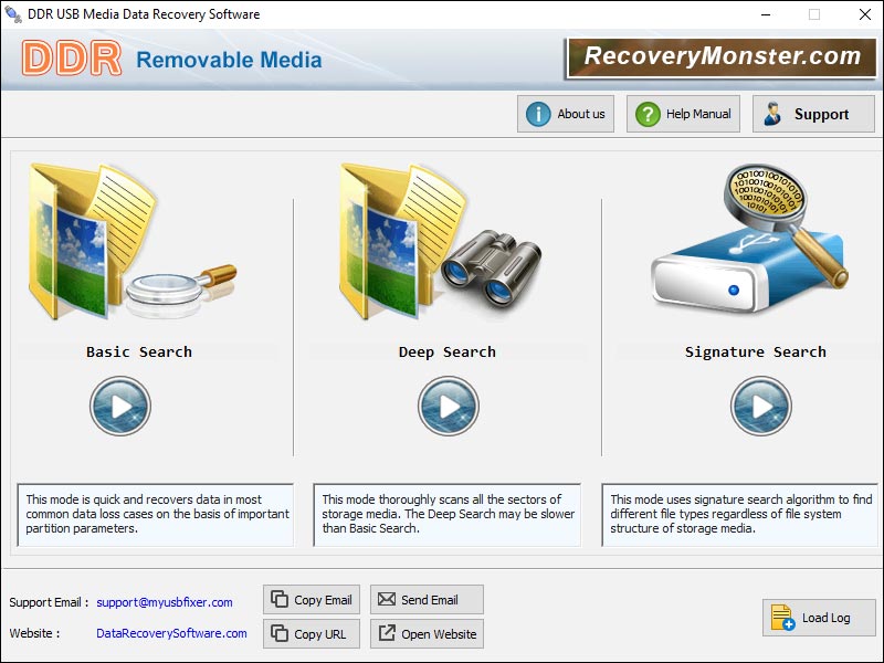 Thumb drive file recovery tool recovers data from corrupted or damaged pen drive