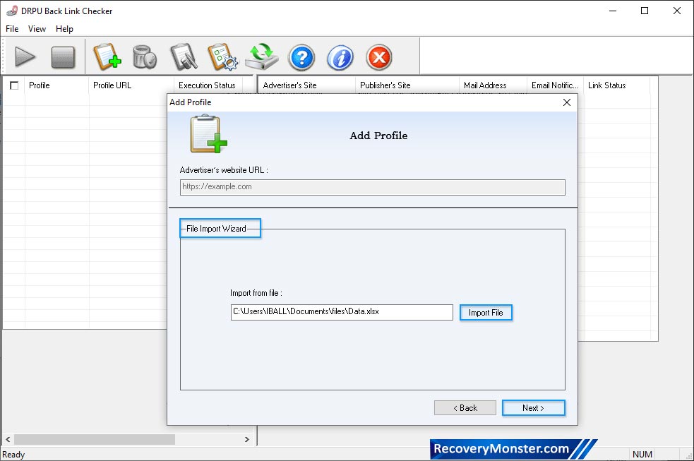 Backlink Checker Utility Software 