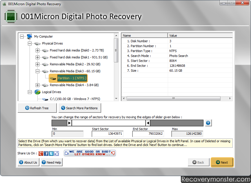 001Micron Digital Photo Recovery Software