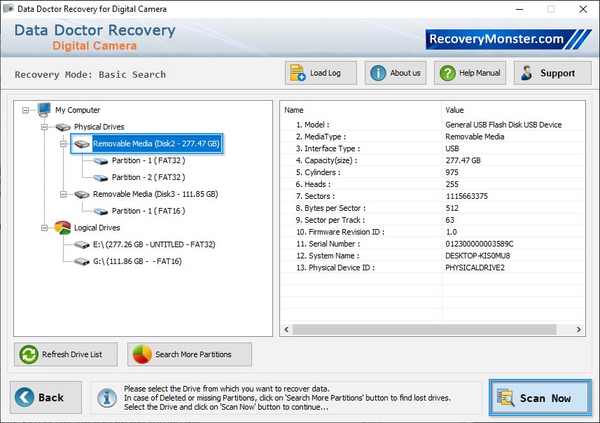 Digital Camera Data Recovery