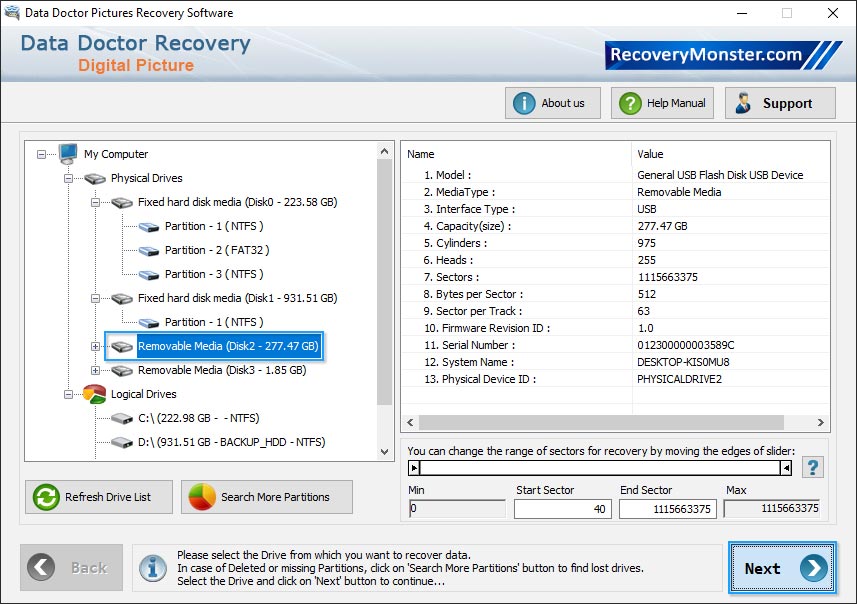 Digital Photo Recovery Software 