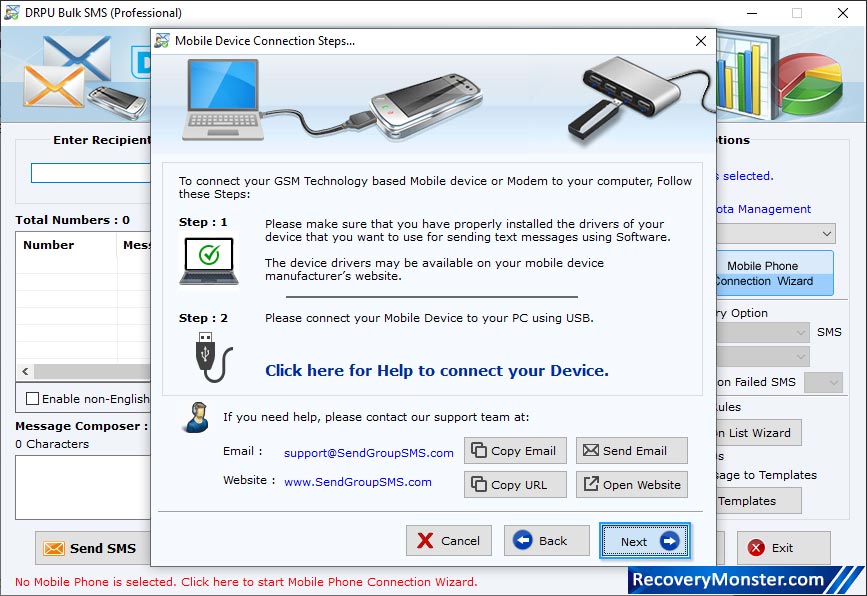 Connected Device List and Details