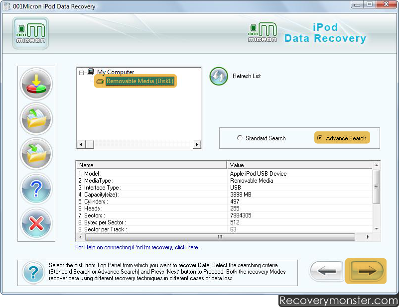 001Micron iPod Data Recovery Software