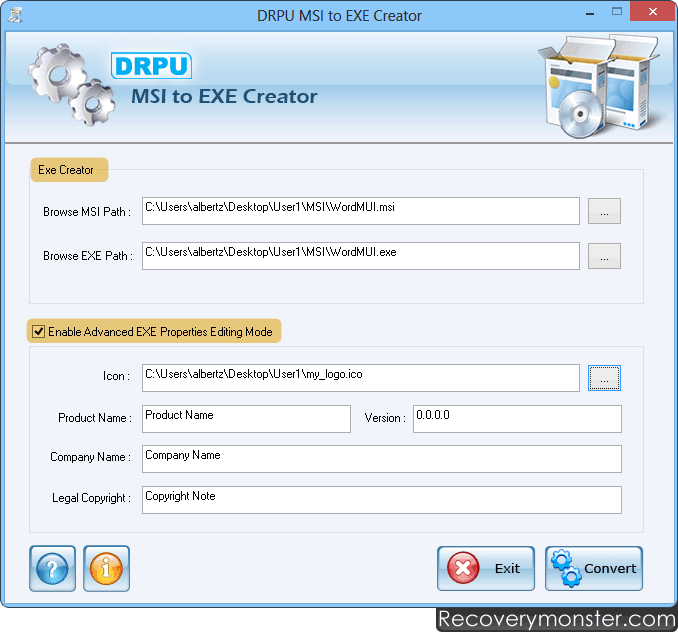 MSI to EXE Creator Software
