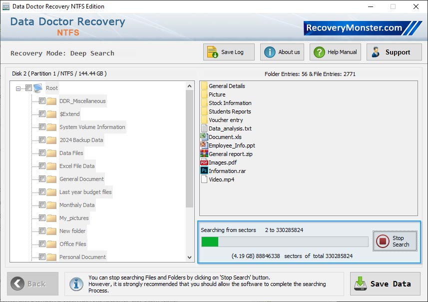 NTFS Data Recovery
