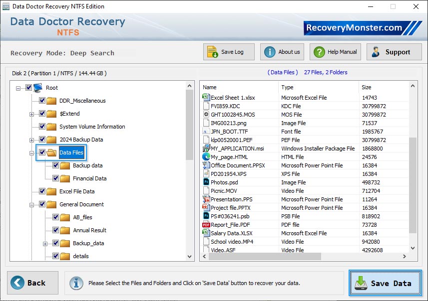 NTFS Data Recovery