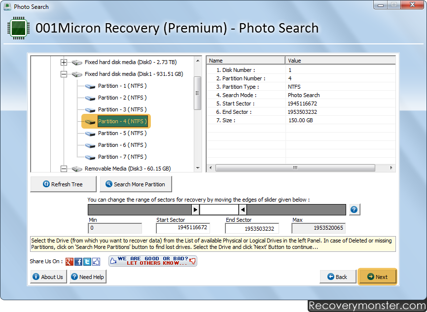 Premium data recovery software