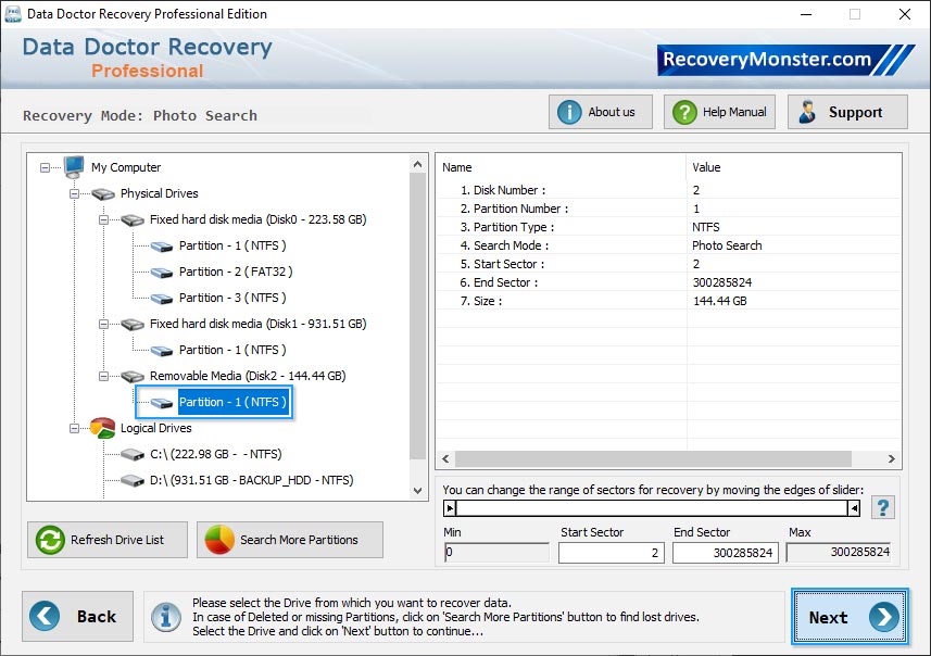 Professional Data Recovery