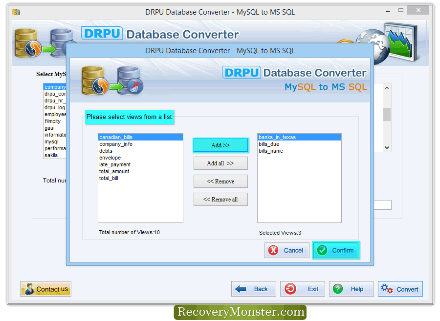 MySQL to MS SQL database converter