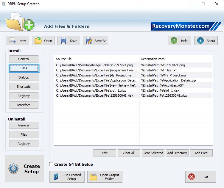 Setup Installer Software Screenshots
