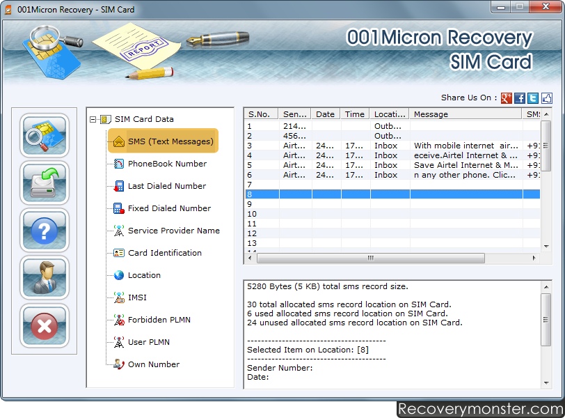 SIM Card Data Recovery Software