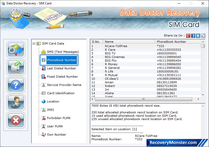 SIM Card Data Recovery
