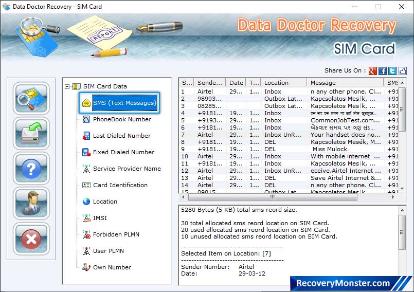 SIM Card Data Recovery