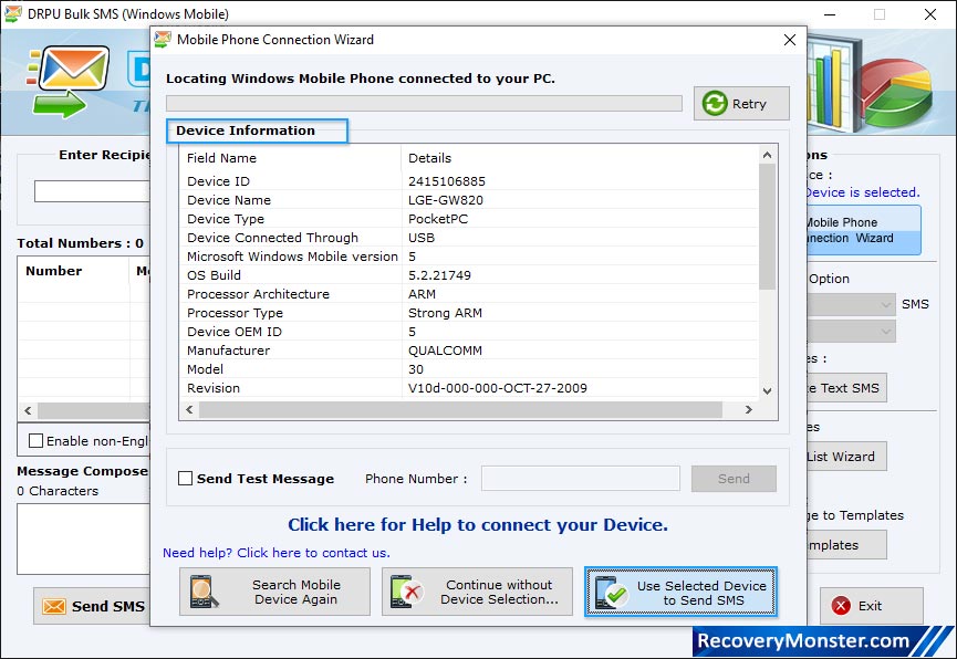 connected device list